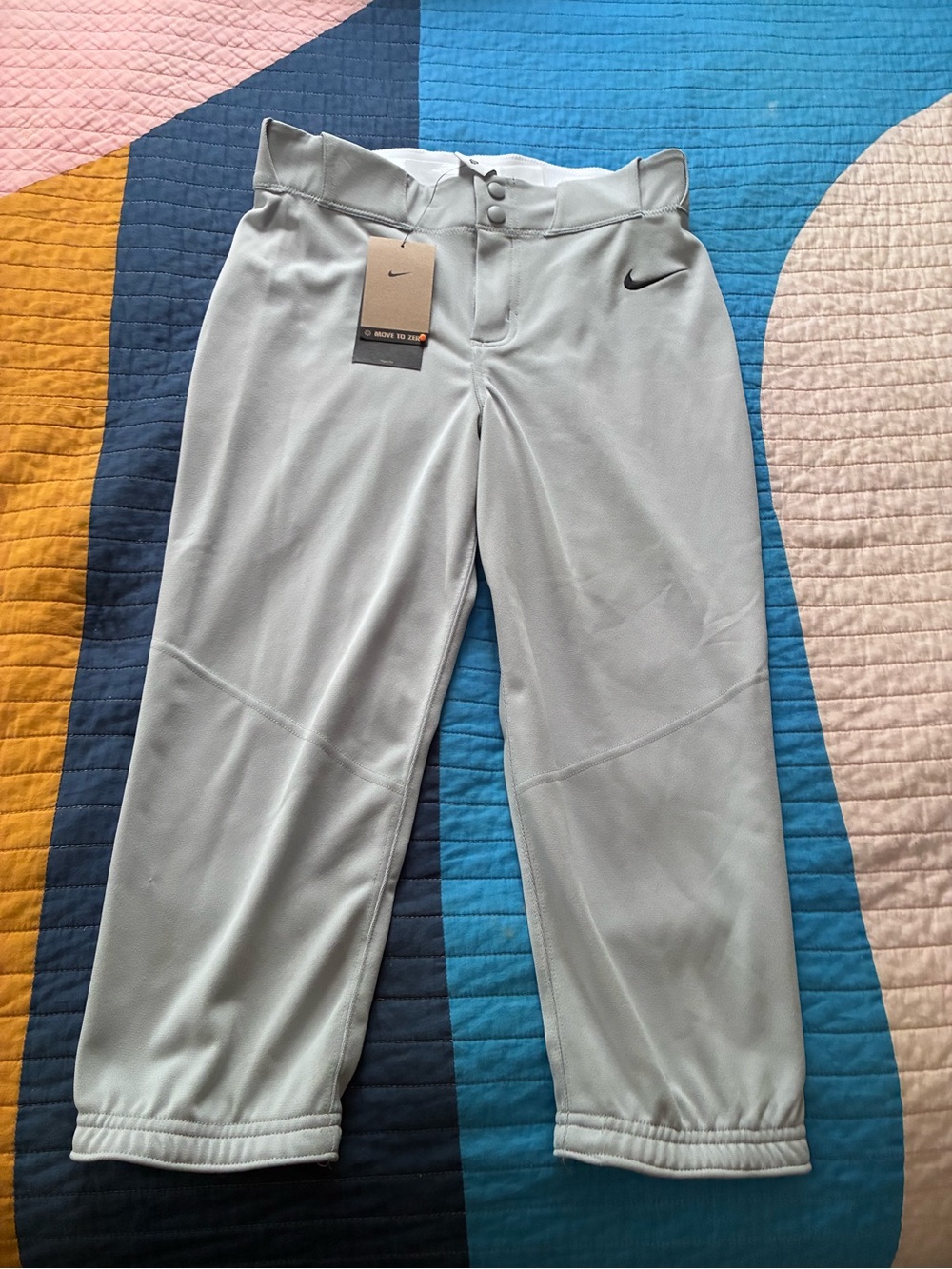Nike Light Gray Women's softball sliding Pants